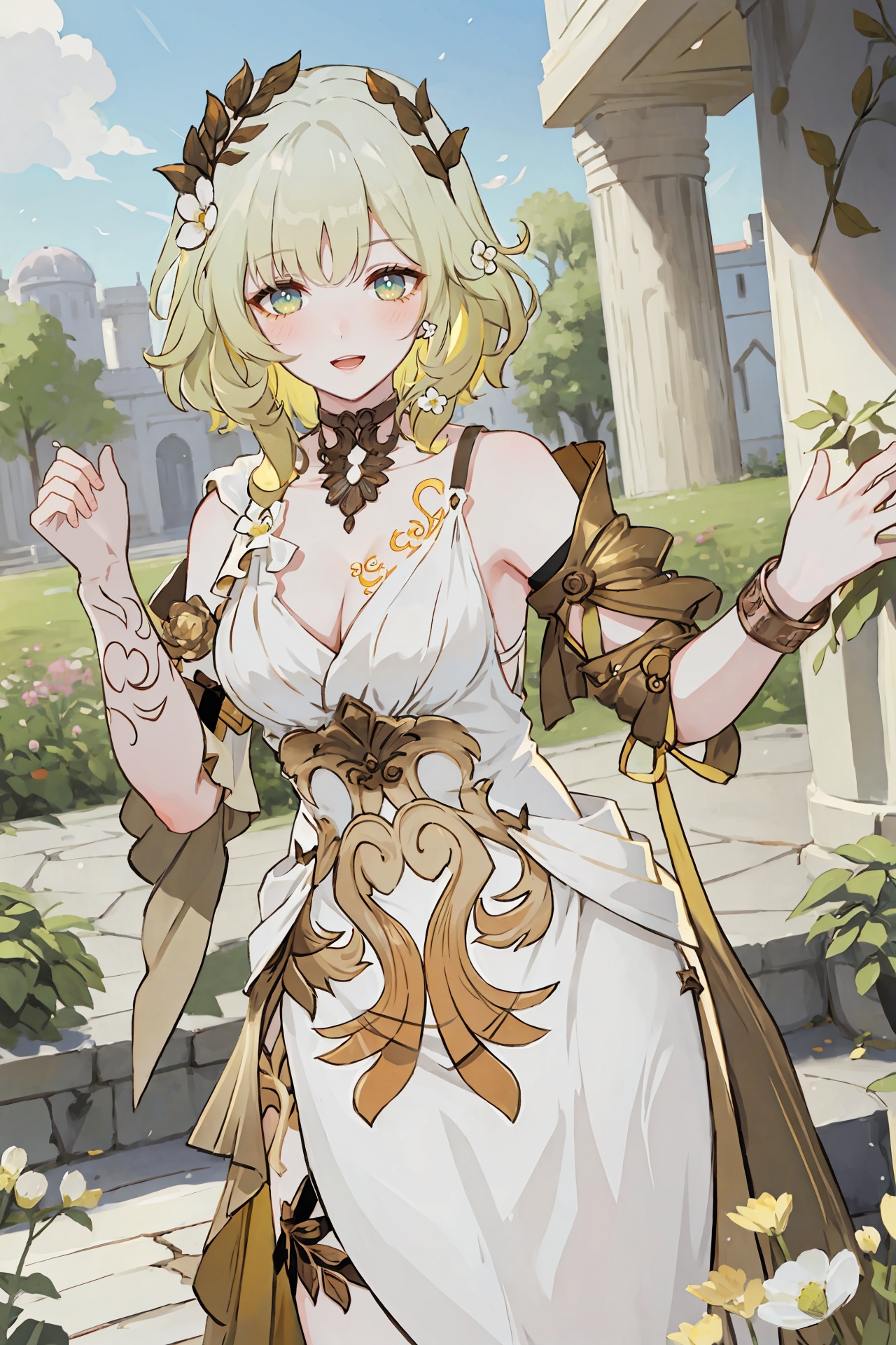 1girl,  solo,  aglaea \(honkai: star rail\) on Tensor.Art