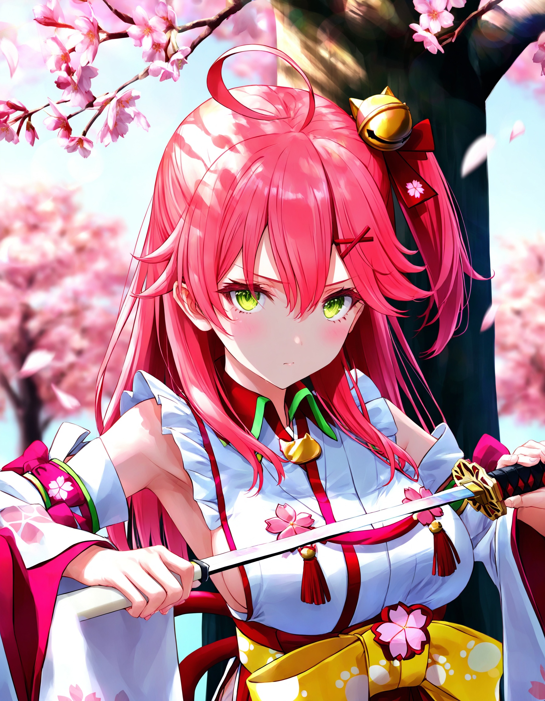 by [lack|fuzichoco|lam|kinta \(distortion\)|wlop|quasarcake|nixeu|happoubi jin],  sakura miko,  1girl on Tensor.Art