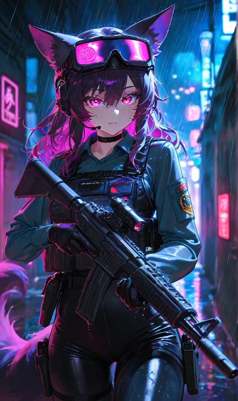 artist:[ekrea jan|yoneyama mai|diyokama|say hana|quasarcake],  1girl,  fox girl on Tensor.Art