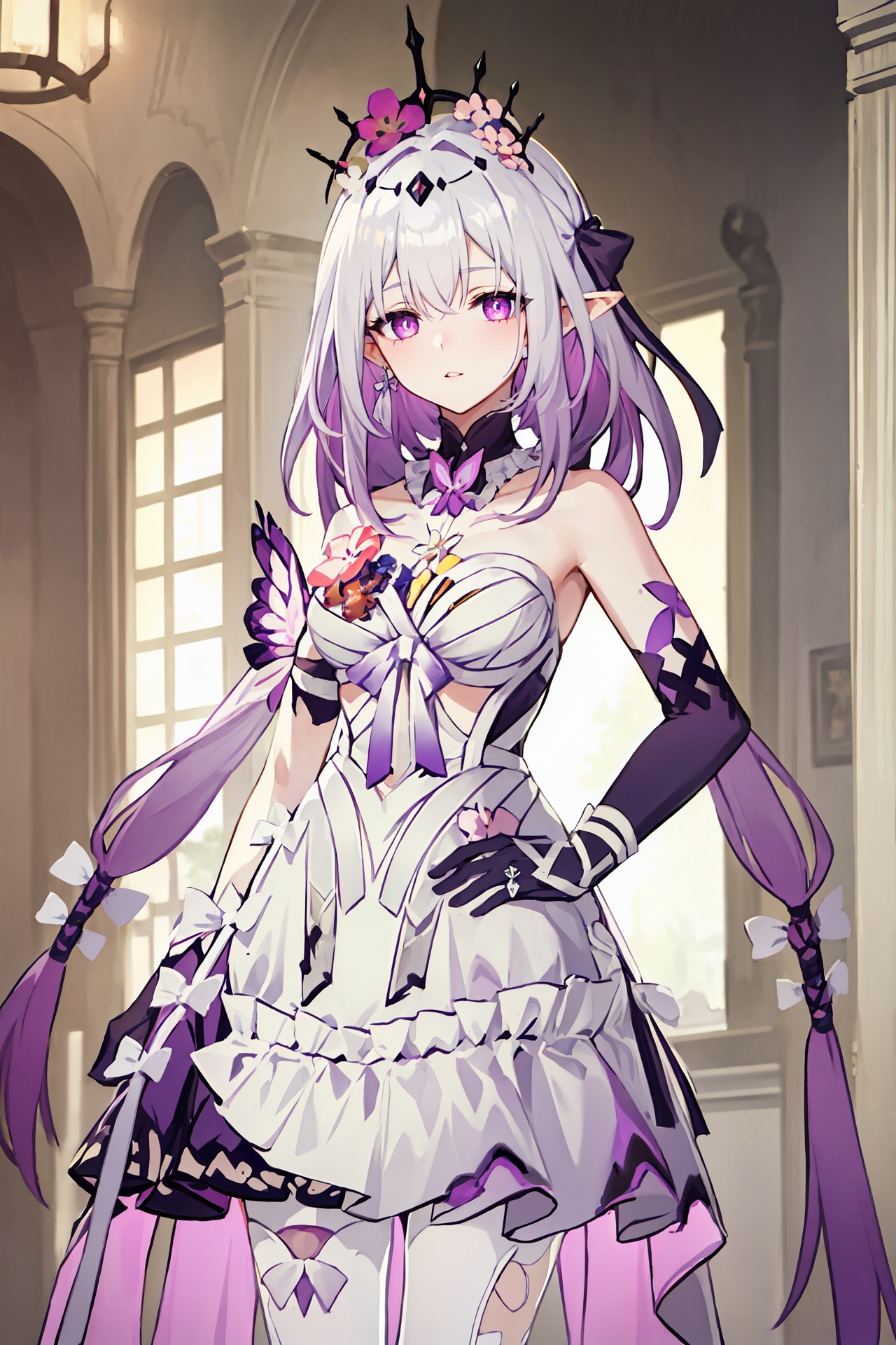 1girl,  solo,  castorice \(honkai: star rail\) on Tensor.Art