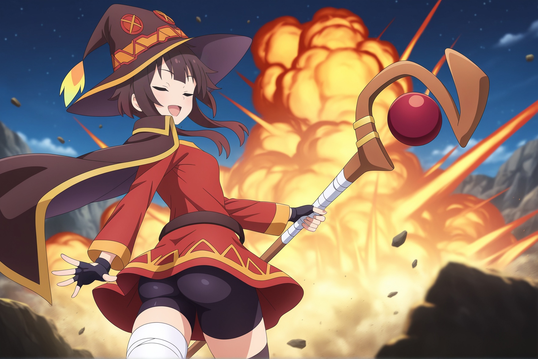 masterpiece,  best quality,  megumin on Tensor.Art