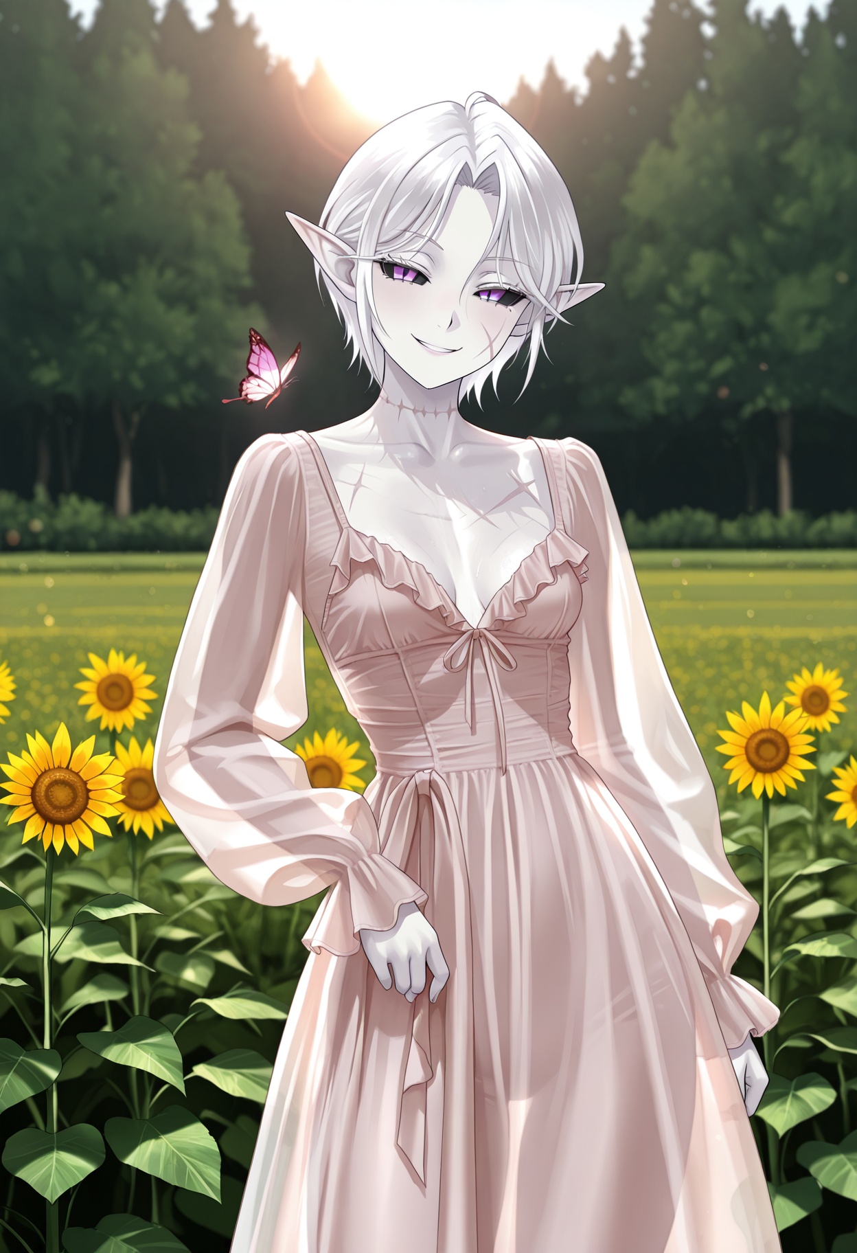 1girl,  tomboy,  white pale skin on Tensor.Art