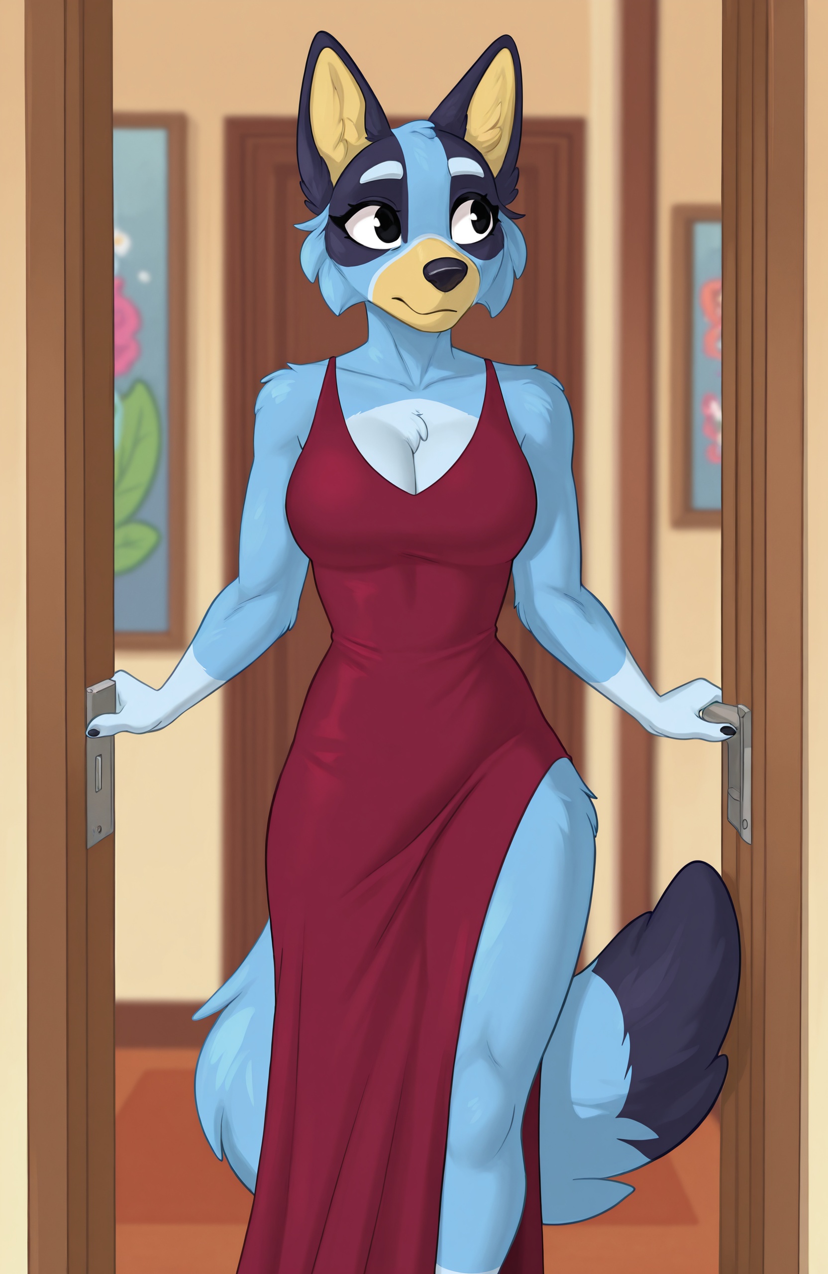 bluey-ILL,  1girl,  furry female on Tensor.Art