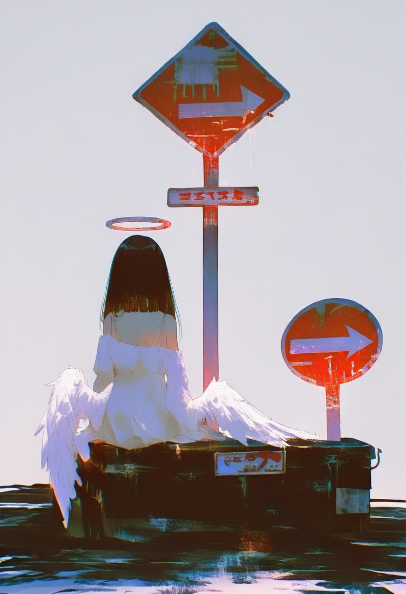 1girl,  halo,  solo on Tensor.Art