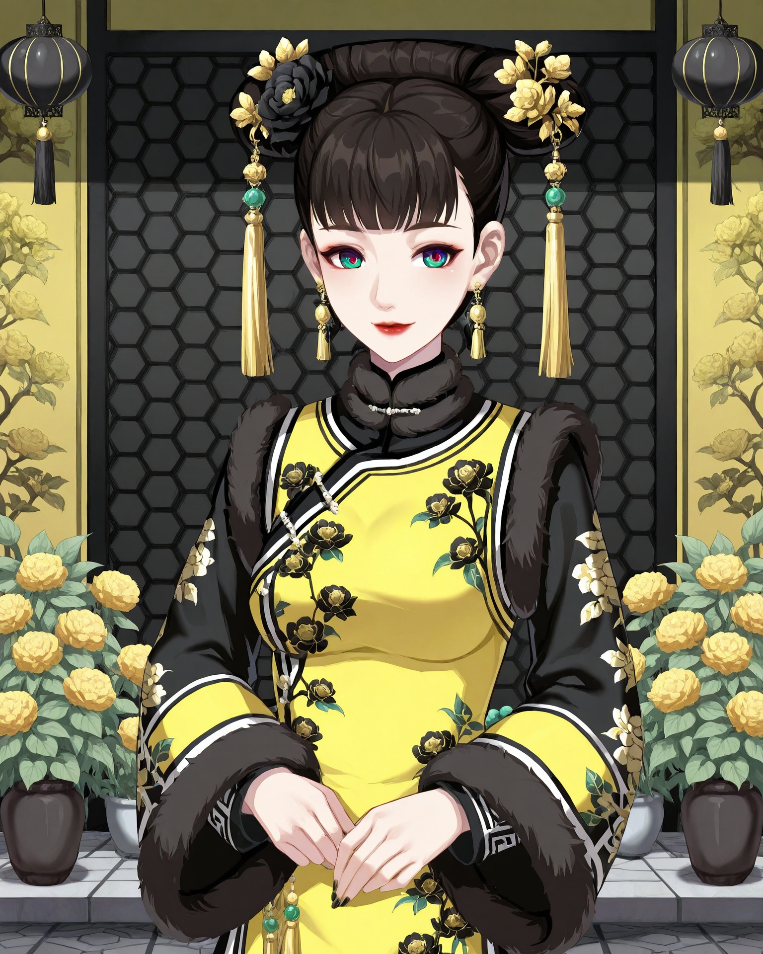 1girl,  winqingfa,  winqingfa clothing on Tensor.Art