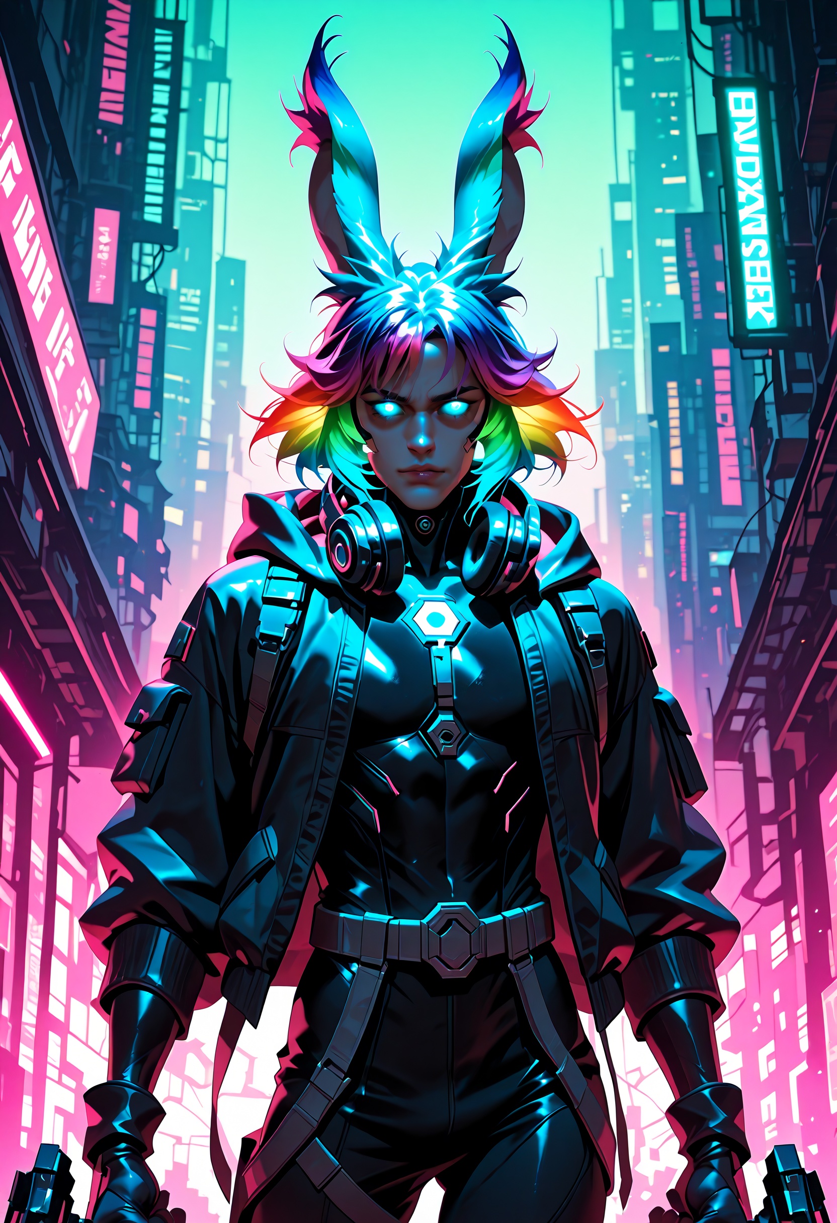**THE BEST HAIR**,  ink vachina,  cyberpunk on Tensor.Art