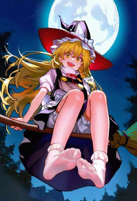 1girl,  solo,  kirisame marisa on Tensor.Art
