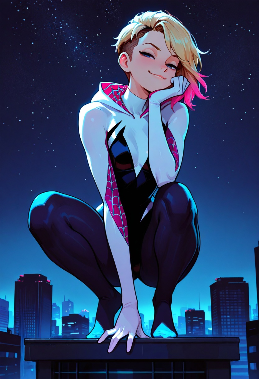 1girl,  solo,  gwen_stacy on Tensor.Art