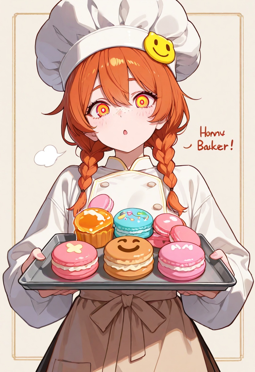 ultra-detailed illustration,  magical bakery theme,  BREAK1girl on Tensor.Art
