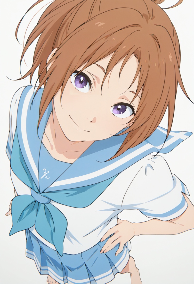 nsatsuki,  brown hair,  ponytail on Tensor.Art