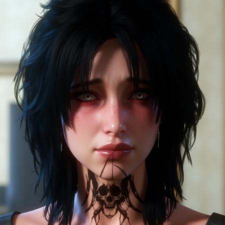 EvelynBG3,  black hair,  realism on Tensor.Art