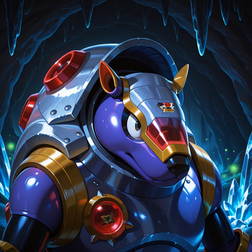Armored Armadillo,  1boy,  medium shot on Tensor.Art