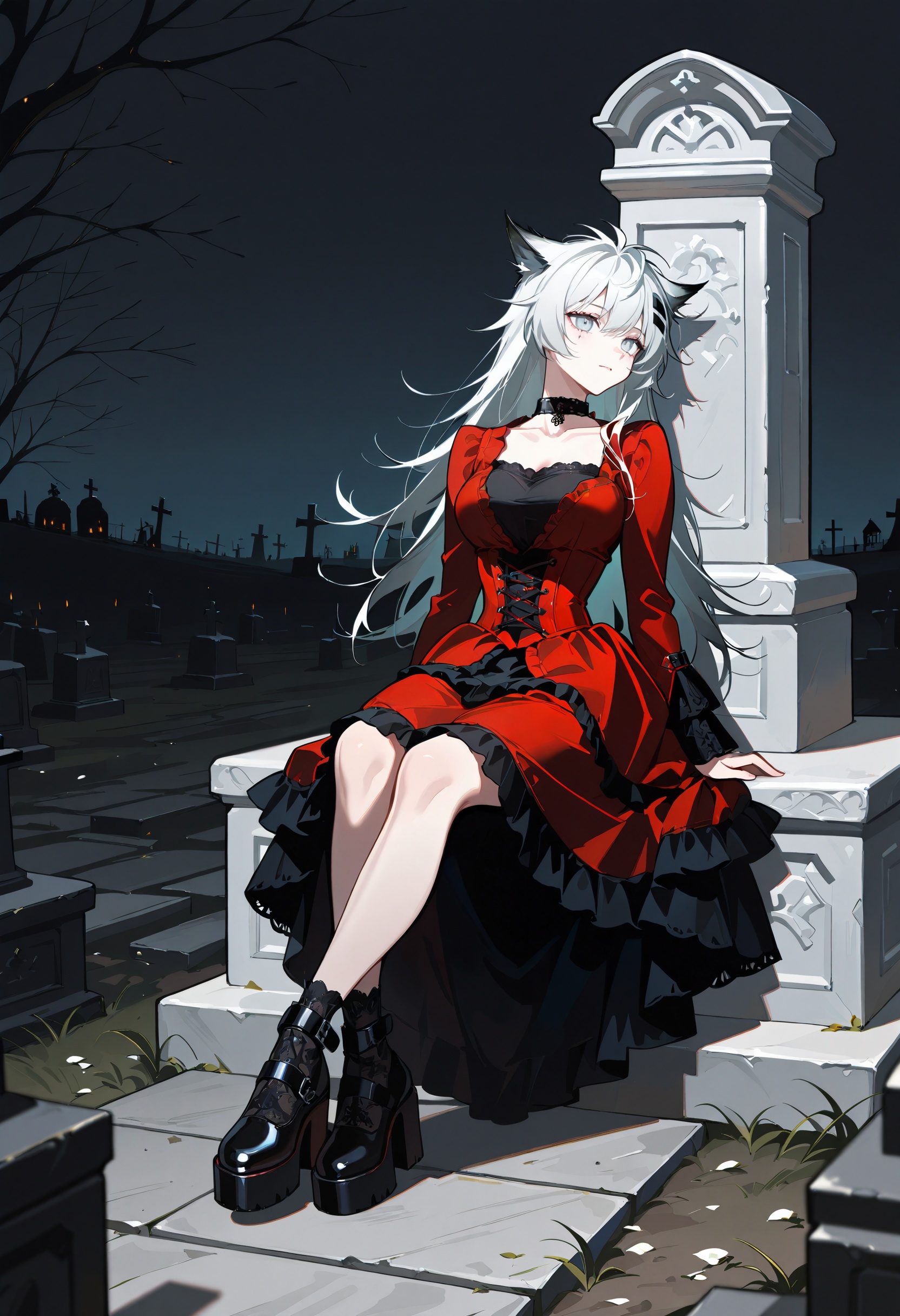 solo,  1girl,  dhg dress on Tensor.Art