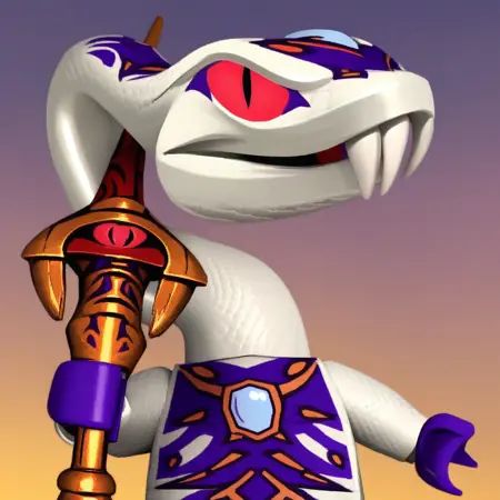pythor \(ninjago\),  open smile,  evil on Tensor.Art