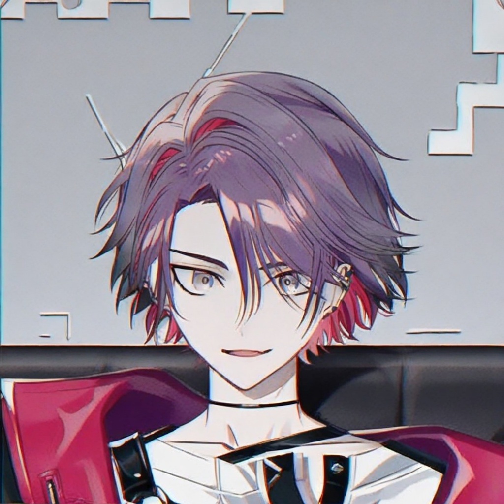watarai hibari,  1boy,  bangs on Tensor.Art