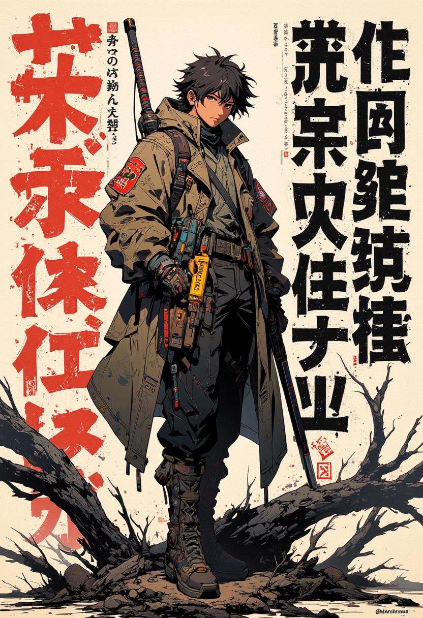anime,  niji,  art by Ashley Wood on Tensor.Art