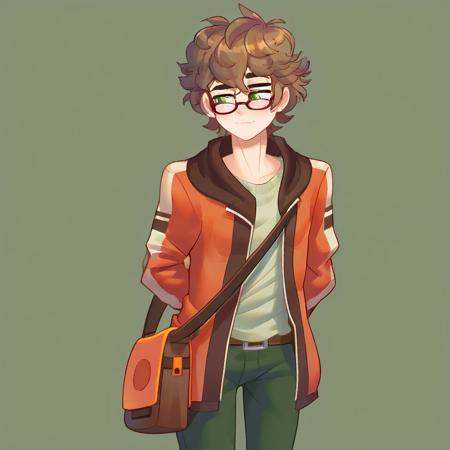 expressive eyes,  perfect face,  red glasses on Tensor.Art