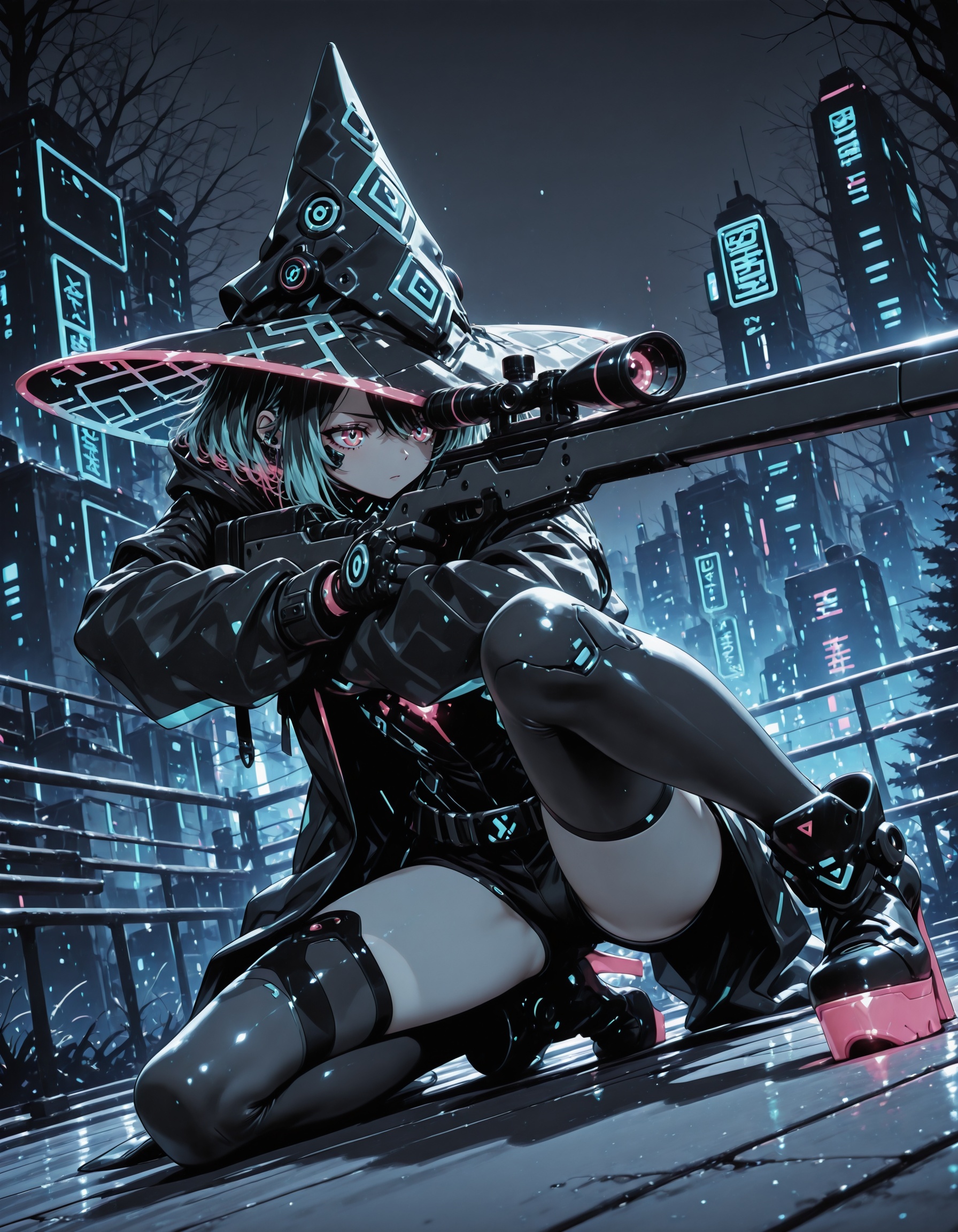 1girl,  ,  cyberwitches on Tensor.Art