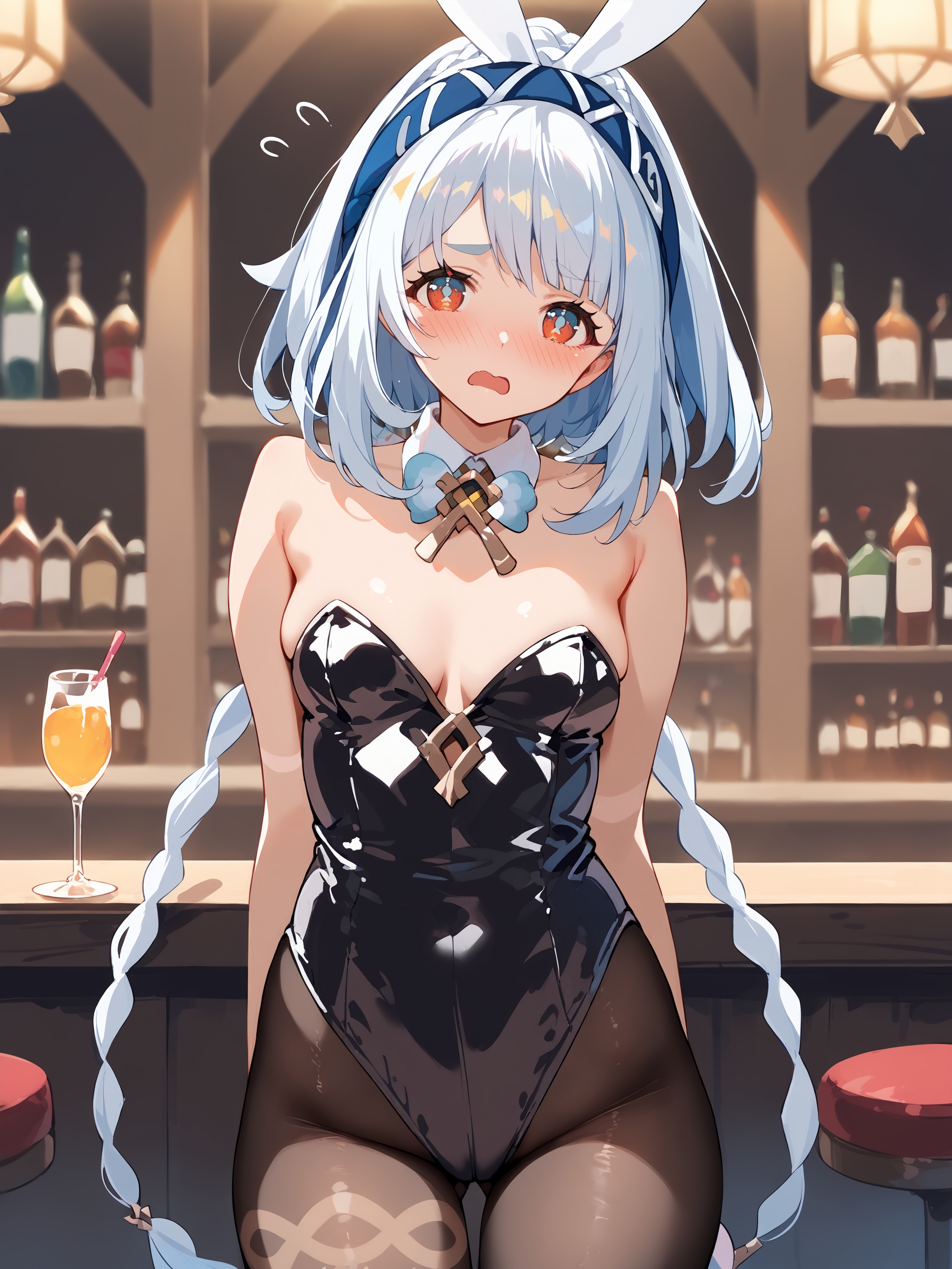 1girl,  mualani \(genshin impact\),  playboy bunny on Tensor.Art
