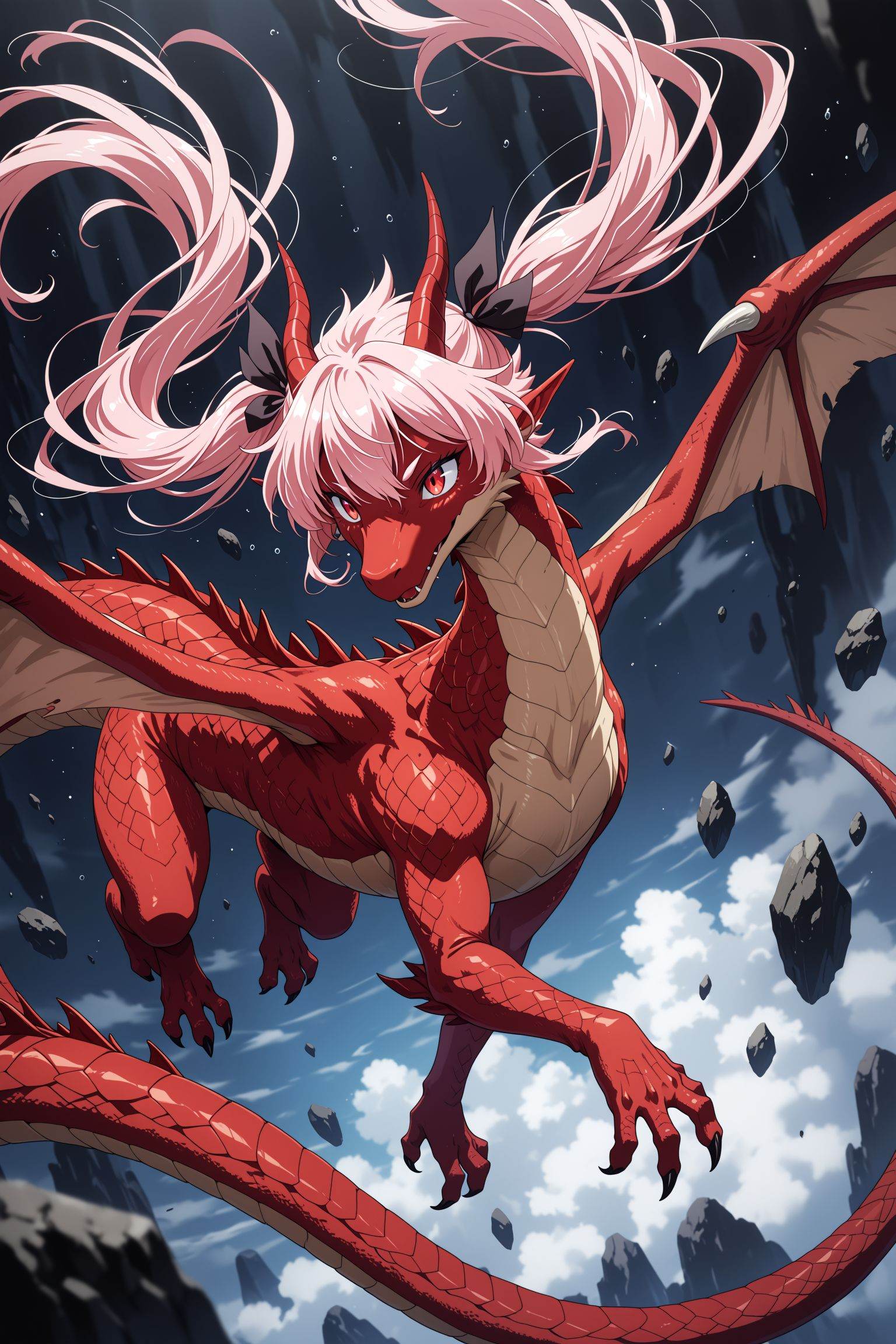 animal focus,  dragon,  dragon tail on Tensor.Art