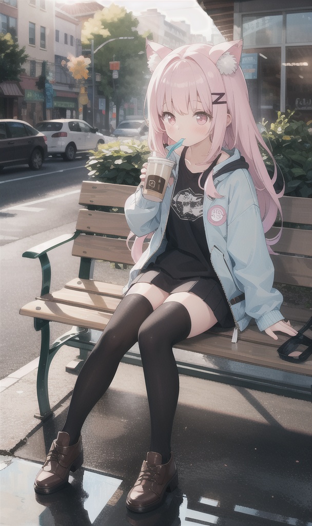 1girl,  animalears,  animalhood on Tensor.Art