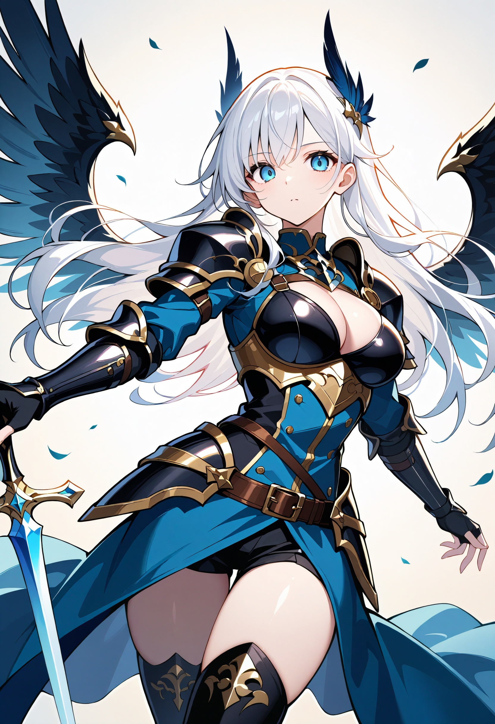 1girl,  armor,  weapon on Tensor.Art
