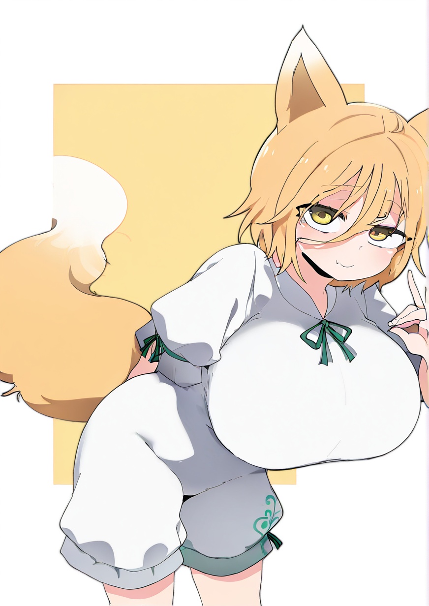 1girl,  kudamaki tsukasa,  huge breasts on Tensor.Art