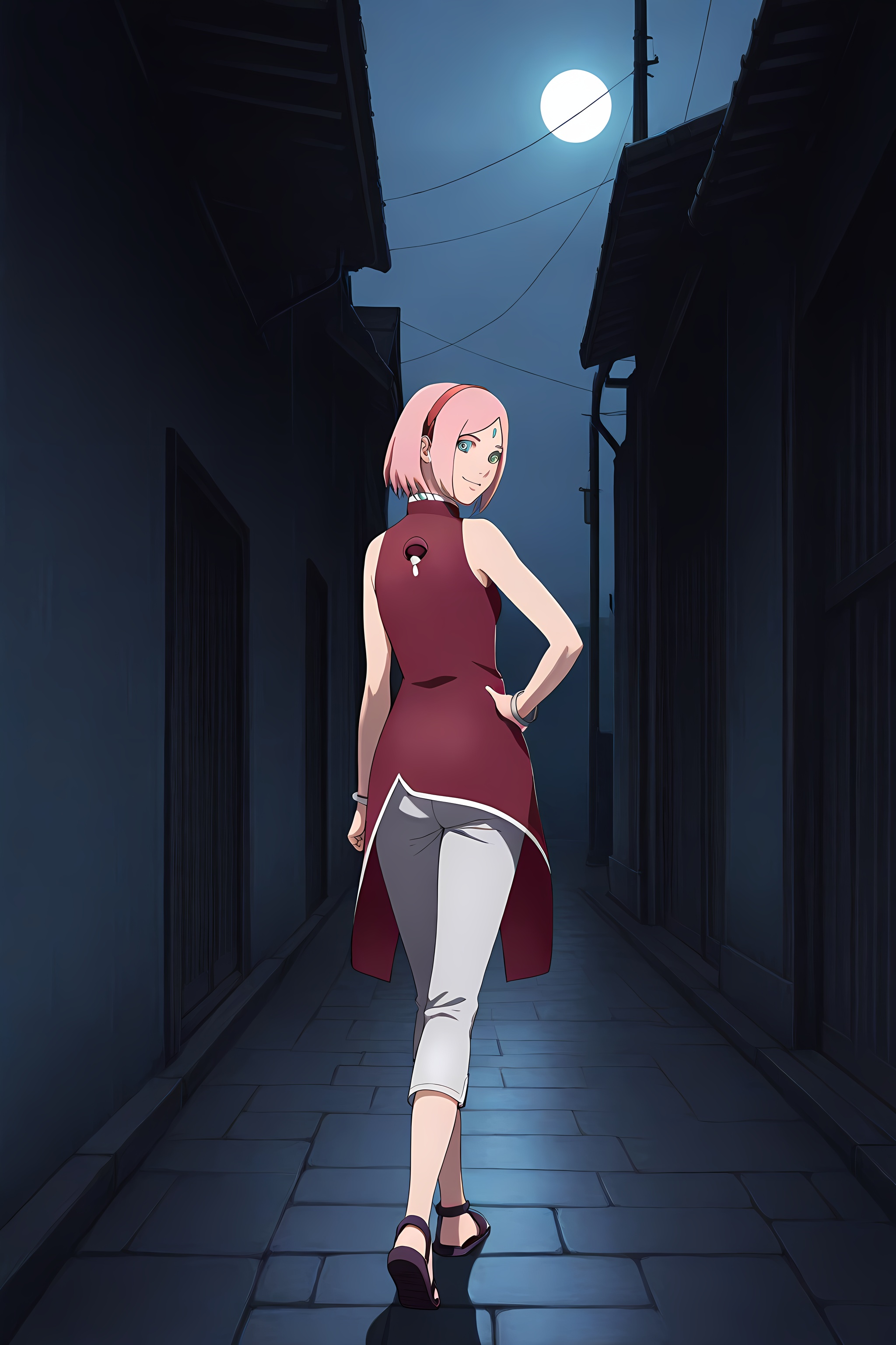 uchiha_sakura,  1girl,  solo on Tensor.Art