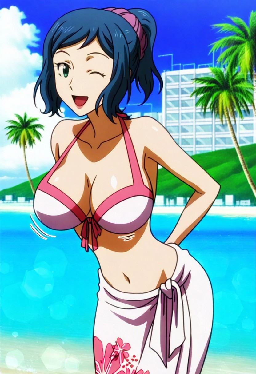 iorrin,  blue hair,  mature female on Tensor.Art