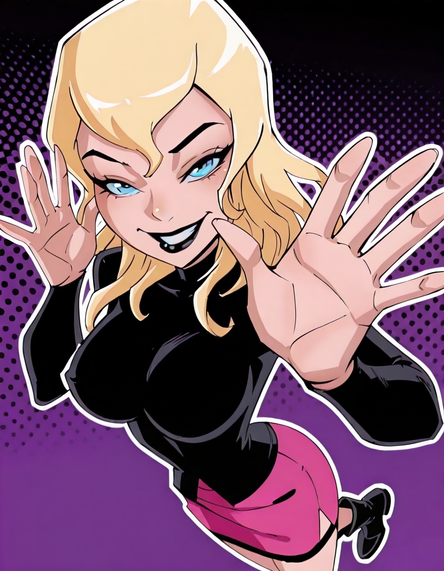 gdtailo style,  portrait of melaniew,  blonde hair on Tensor.Art