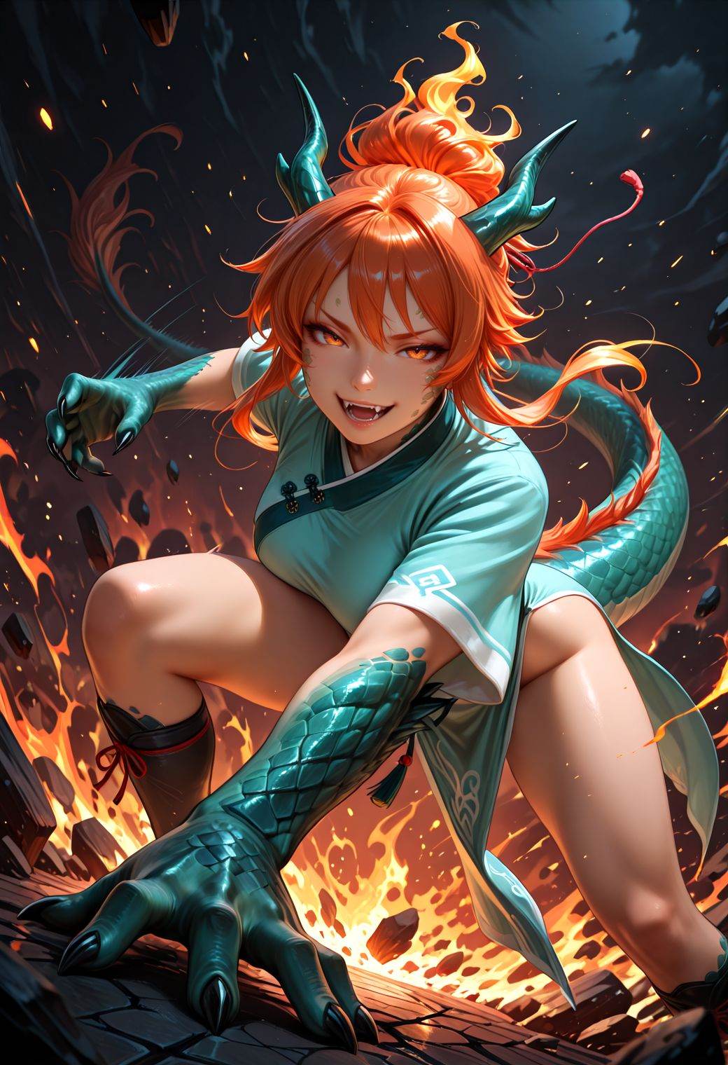 SmoothNoob_Quality,  1girl,  mature on Tensor.Art