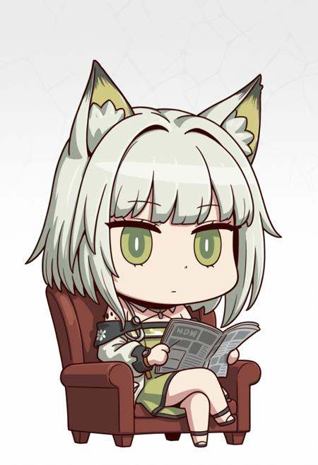 april fools,  chibi,  kal'tsit \(arknights\) on Tensor.Art