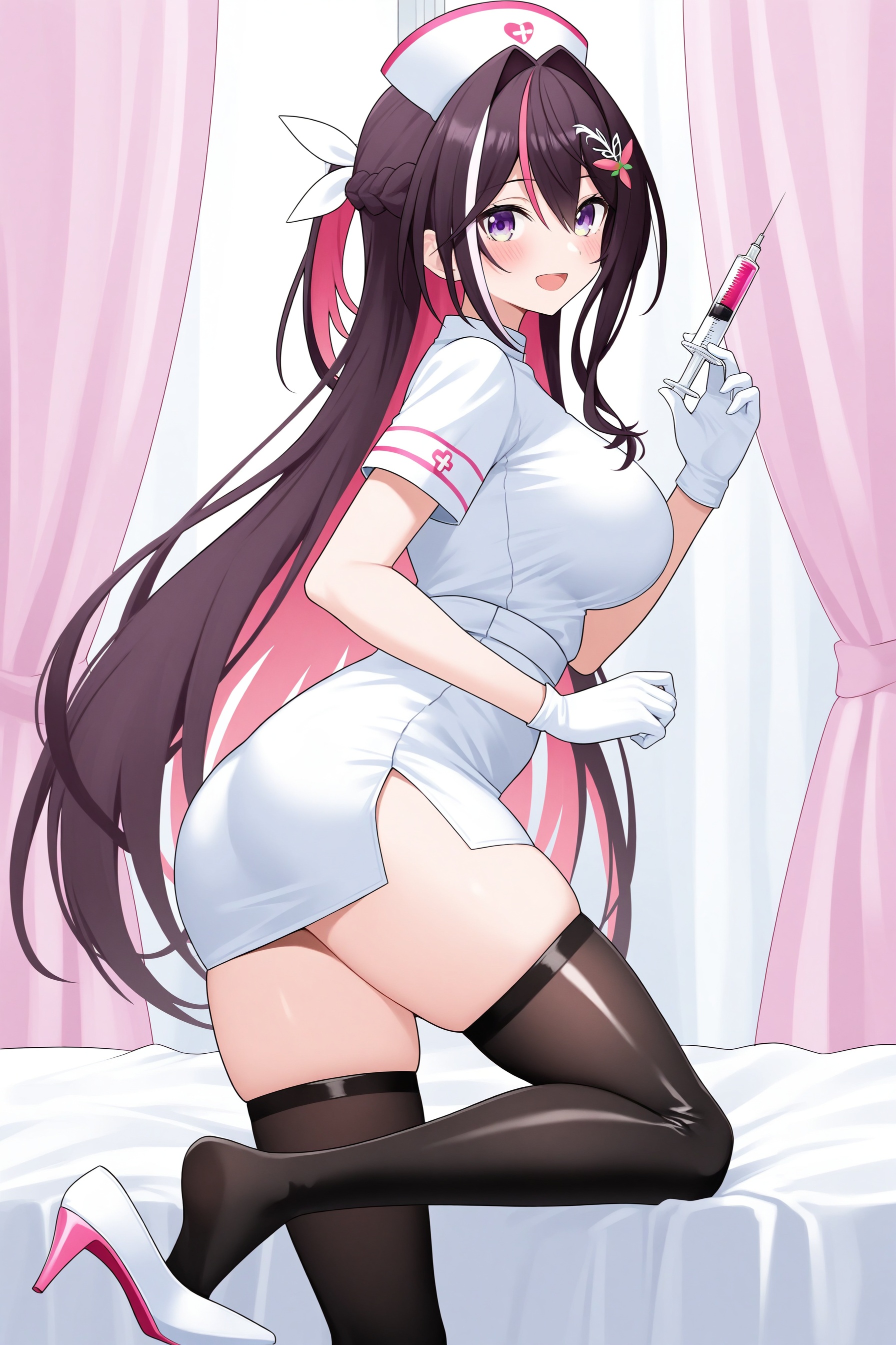 azki \(hololive\),  1girl,  :d on Tensor.Art