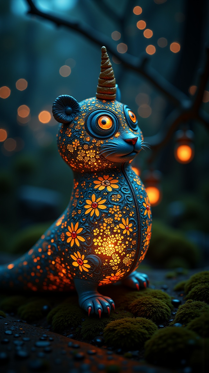 "Reincarnation",  at Nighttime,  Bokeh on Tensor.Art