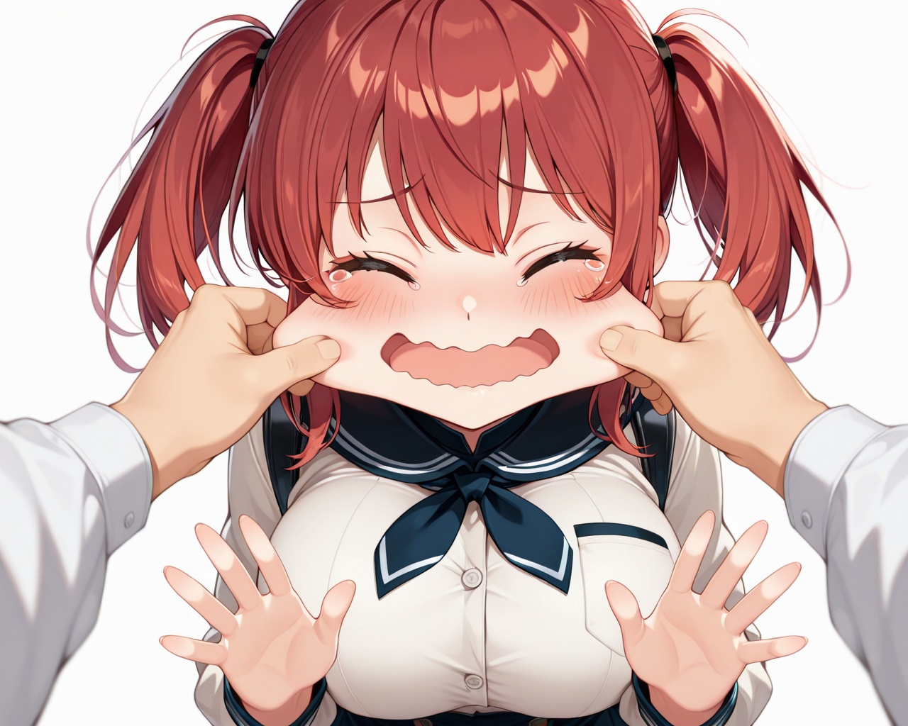 hoho,  1girl,  blush on Tensor.Art