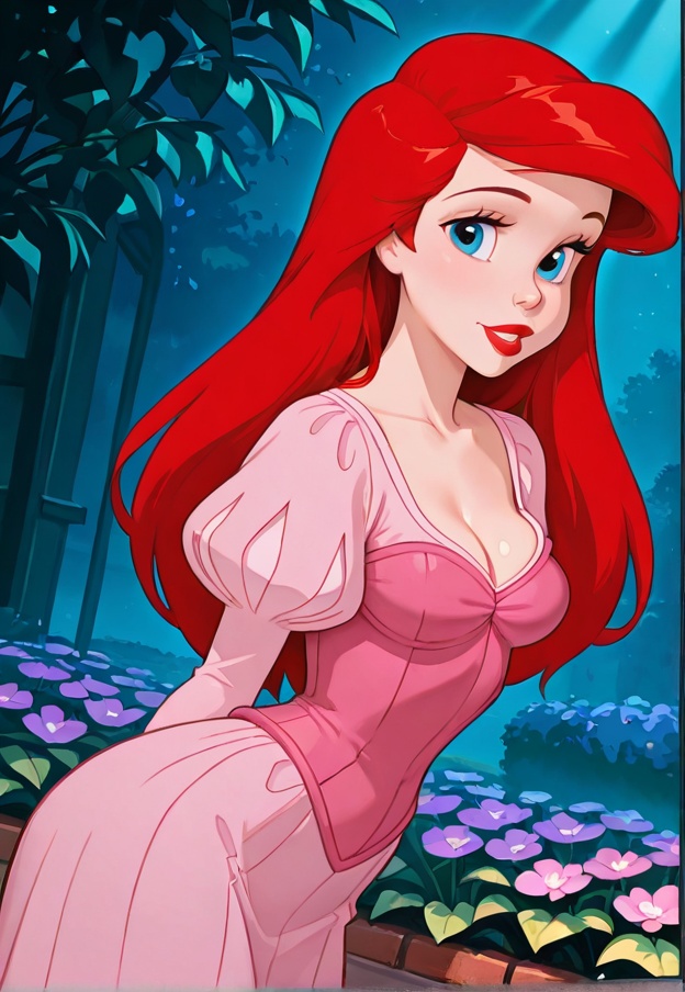 ariel,  1girl,  solo on Tensor.Art