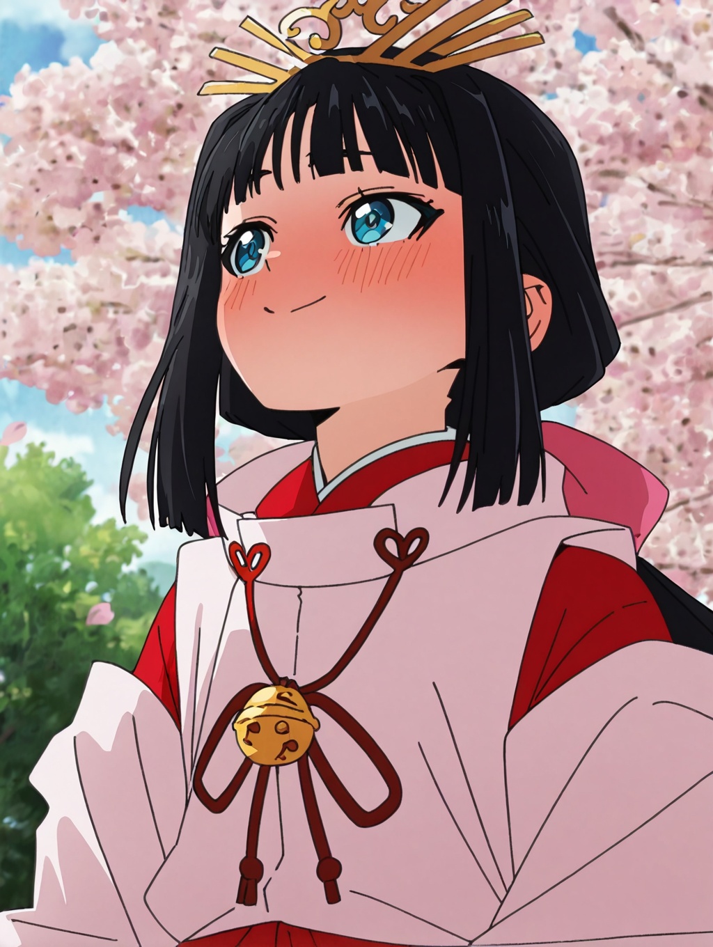 shizuku,  1girl,  miko on Tensor.Art