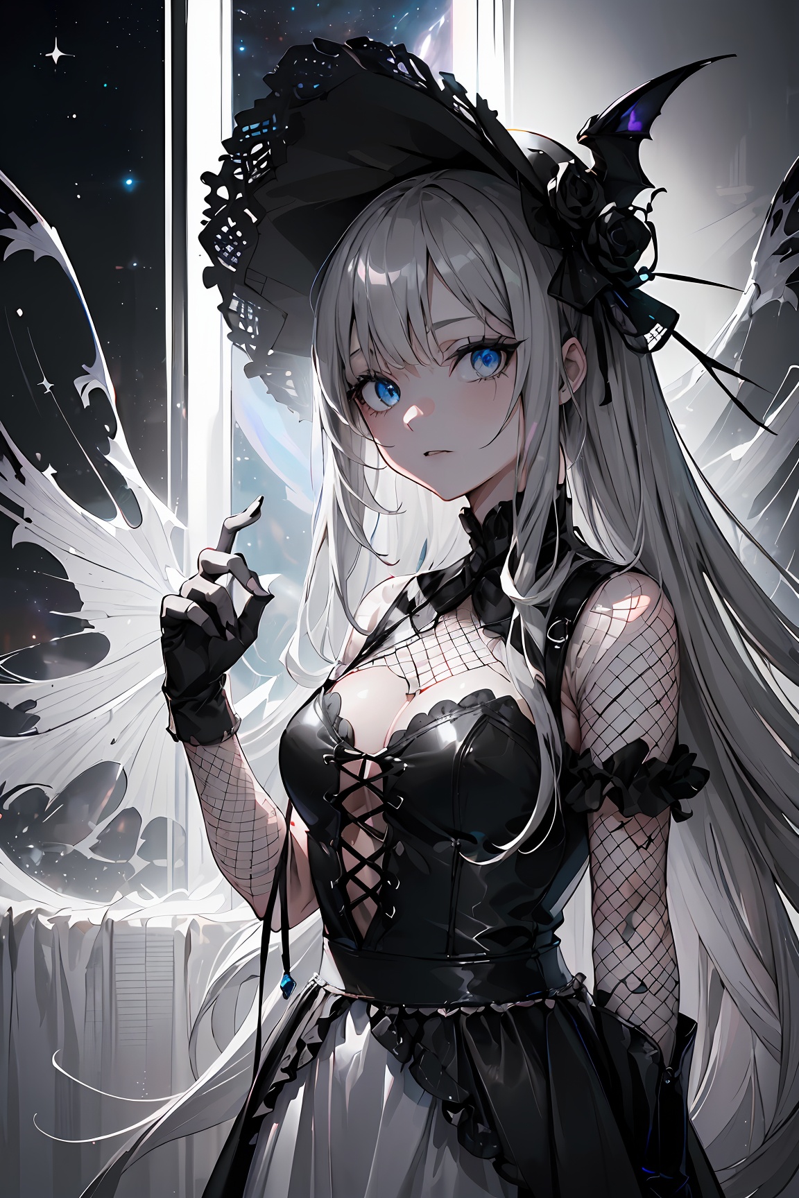 HorrorTheme,  1girl,  solo on Tensor.Art