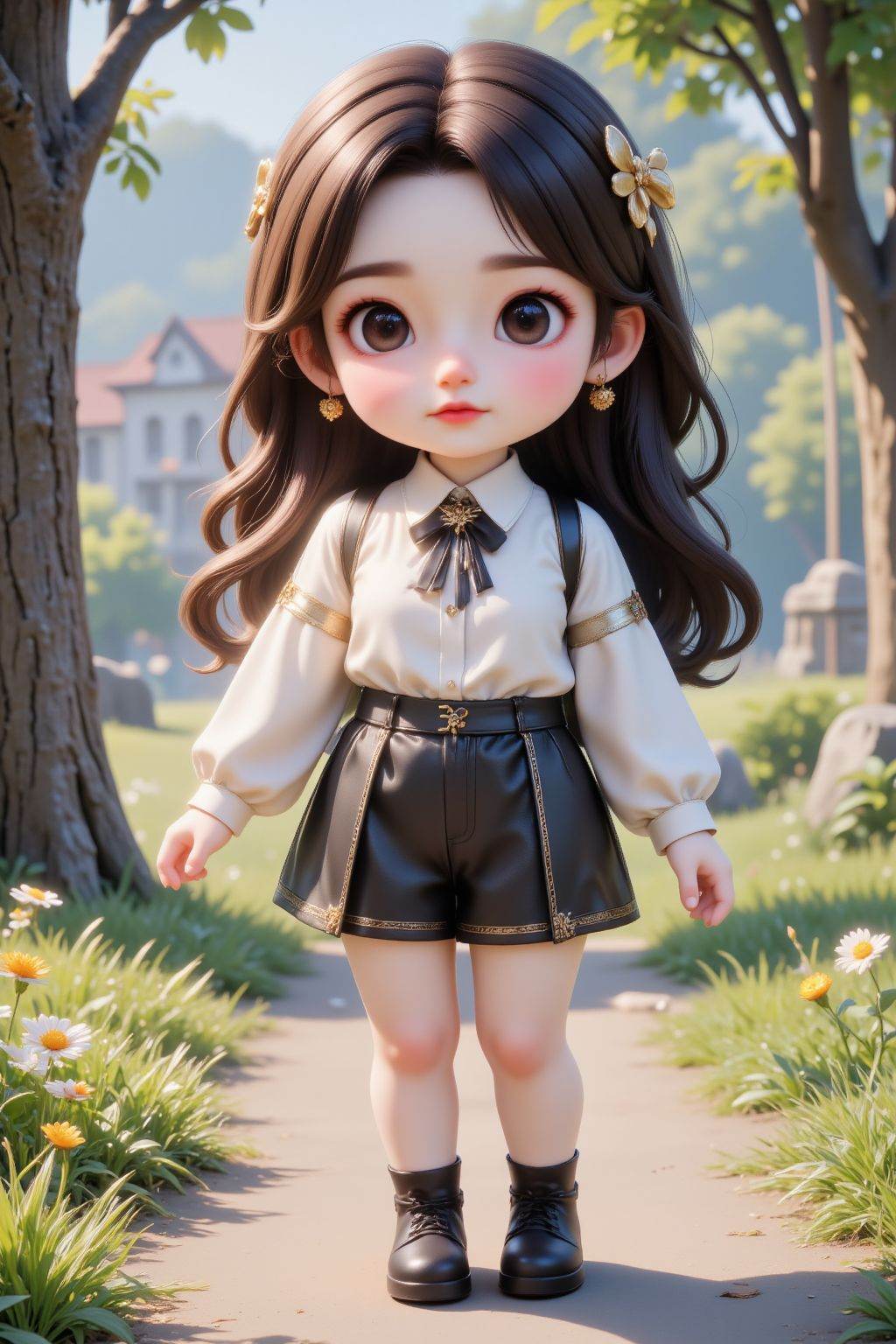 girl,  upper body,  chibi on Tensor.Art