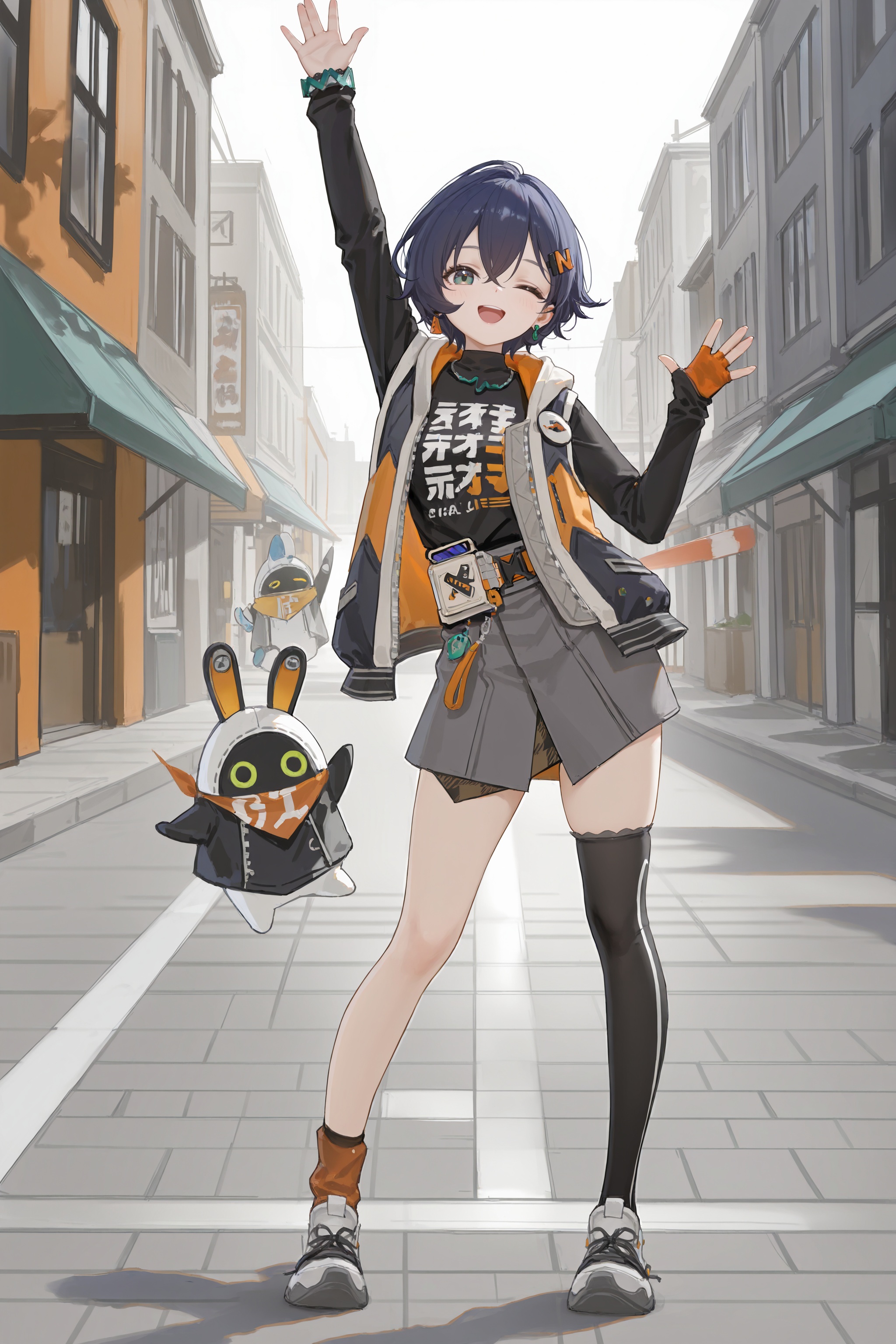 1girl,  belle \(zenless zone zero\),  solo on Tensor.Art