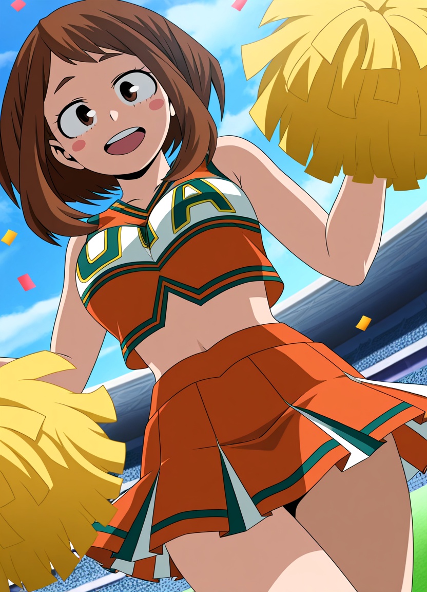 1girl,  solo,  uraraka ochaco on Tensor.Art