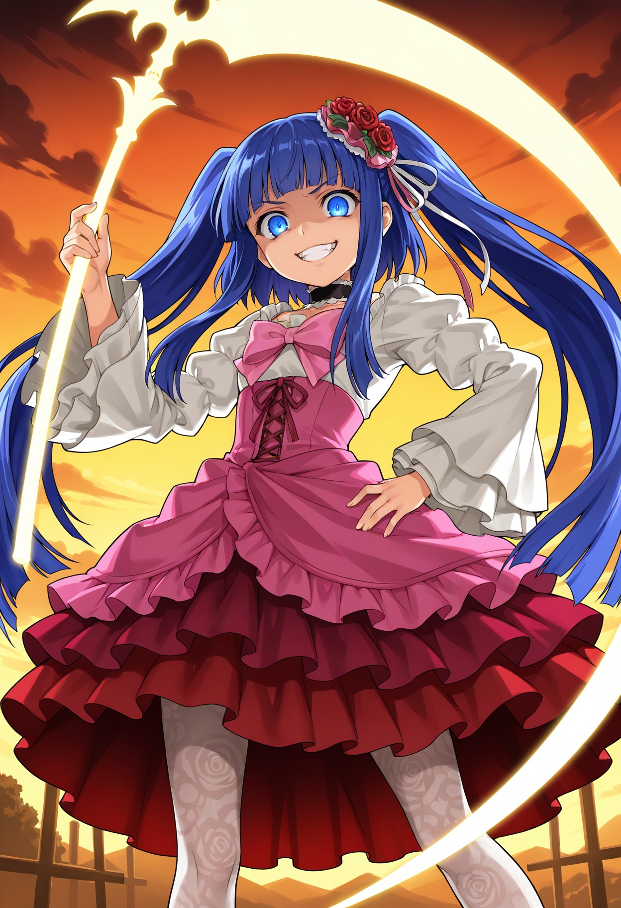 1girl,  furudo erika,  higurashi no naku koro ni mei on Tensor.Art