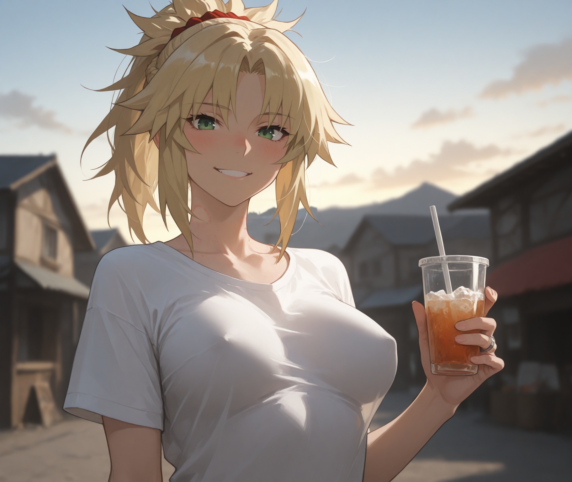 anime coloring,  1girl,  mordred (fate/apocrypha) on Tensor.Art