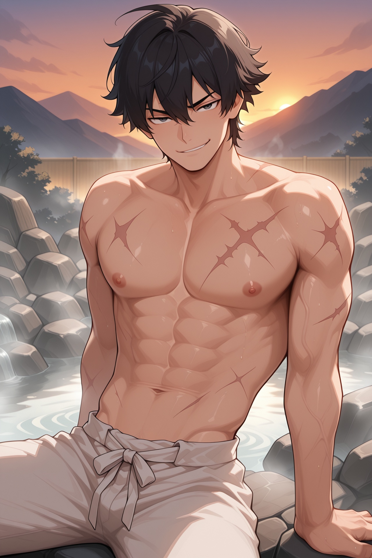 masterpiece,  best quality,  1boy on Tensor.Art