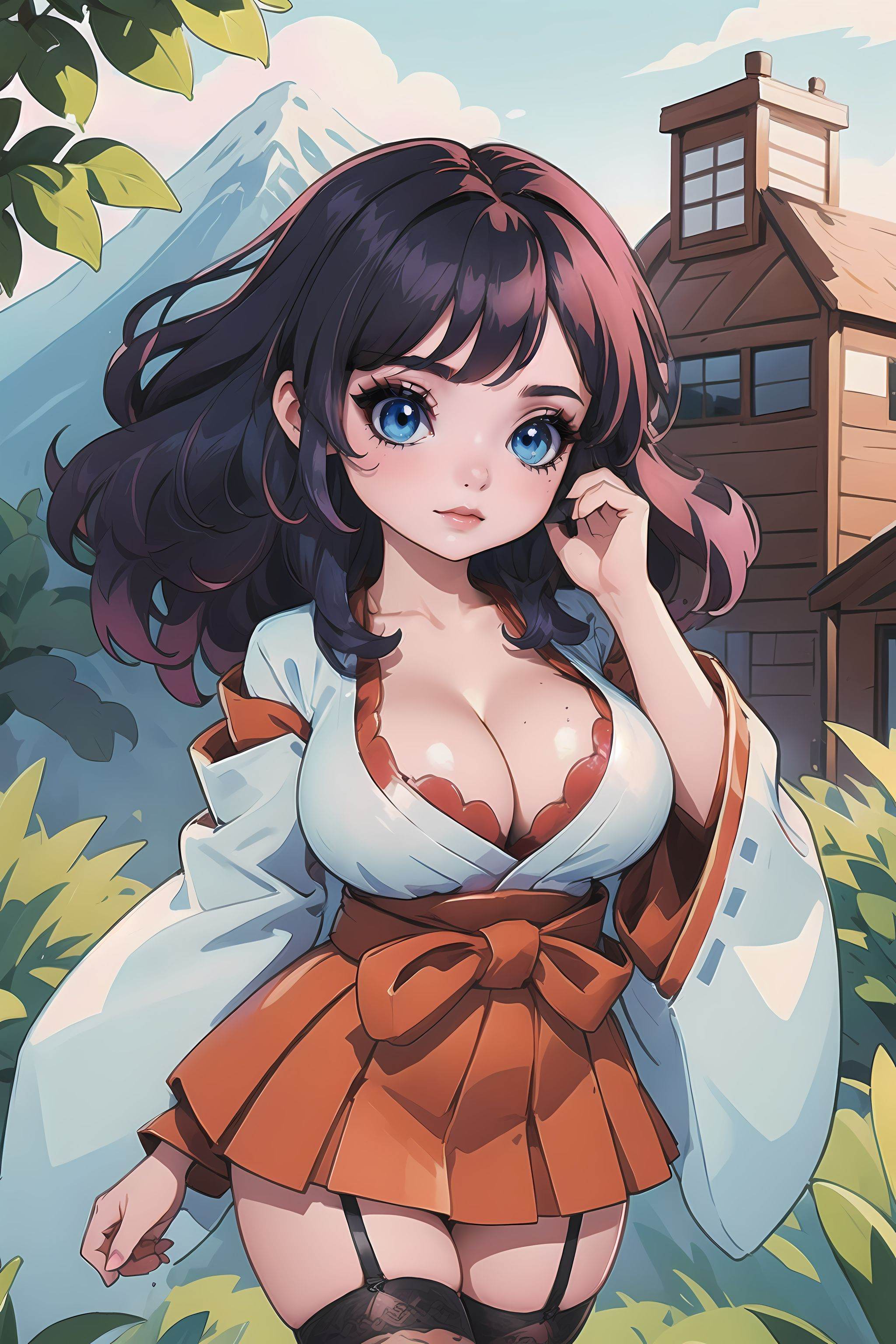 Postprocess upscale by: 2,  Postprocess upscaler: R-ESRGAN 4x+ Anime6B on Tensor.Art