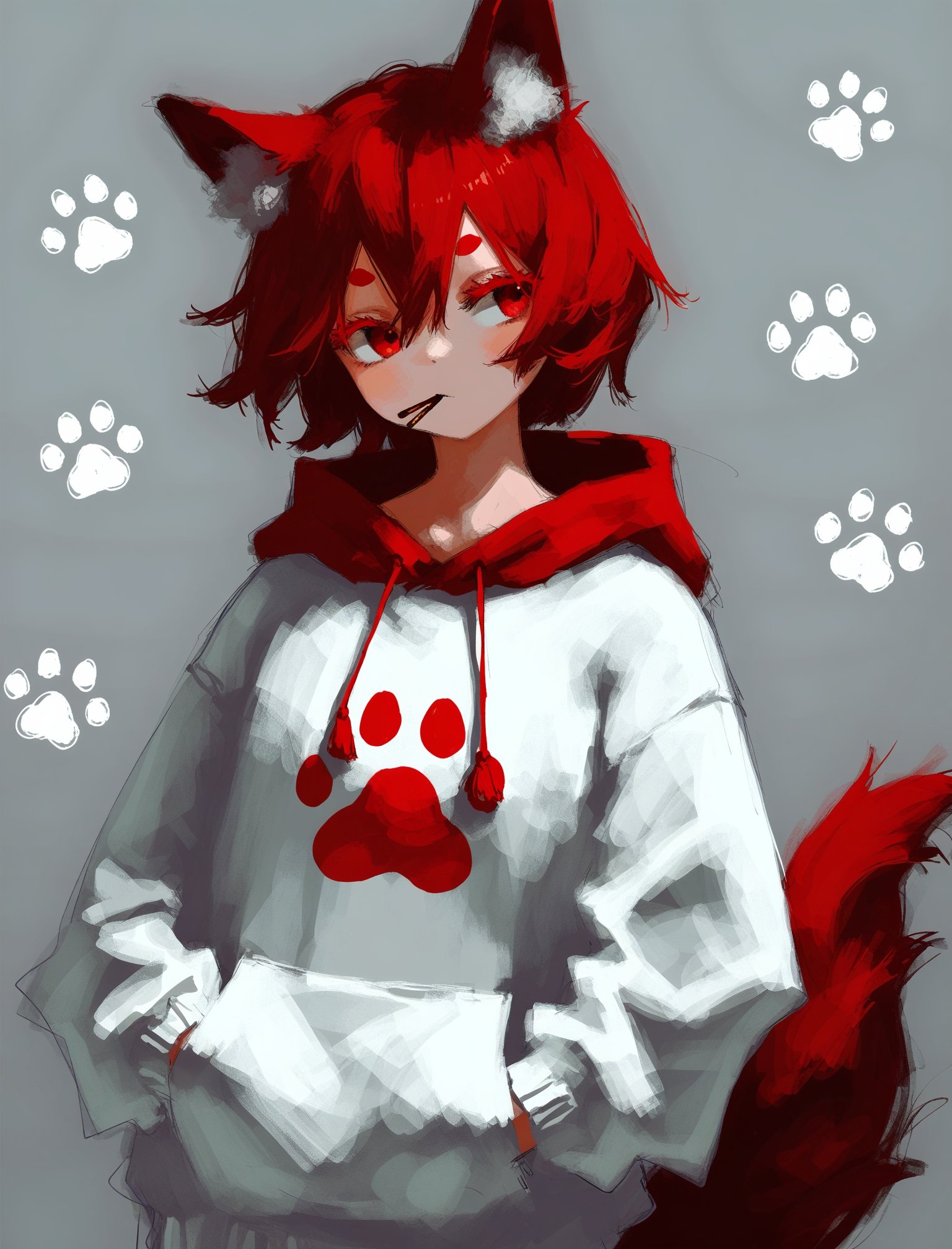 1girl,  animal ear fluff,  animal ears on Tensor.Art
