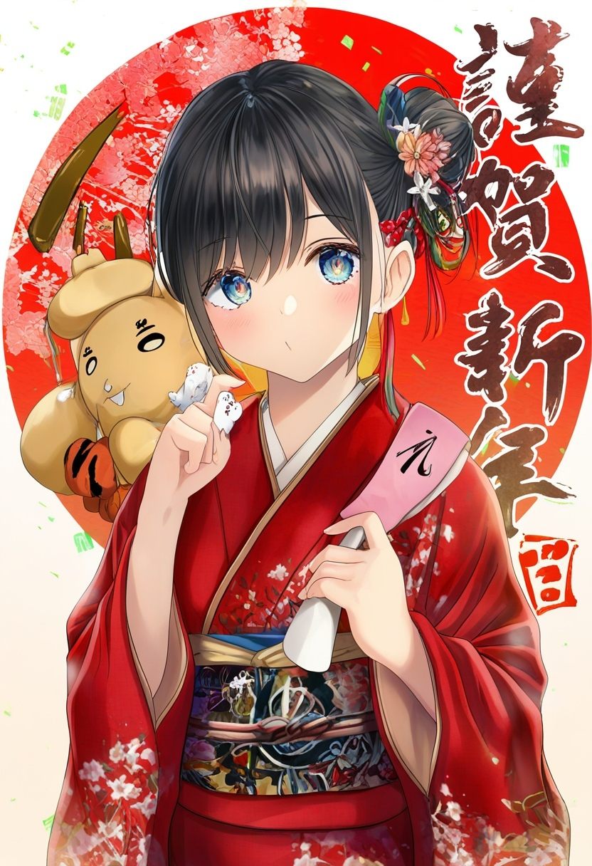 1girl,  original,  nengajou on Tensor.Art