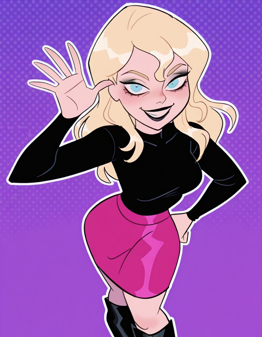 prissp style,  lllustration style,  portrait of melaniew on Tensor.Art