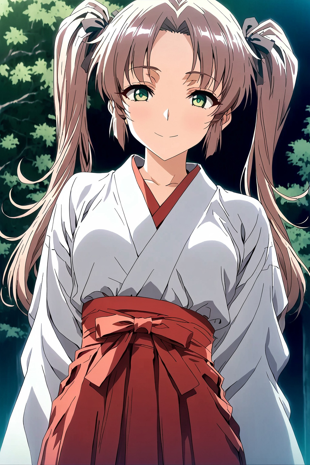 sandy gregor,  twintails,  green eyes on Tensor.Art