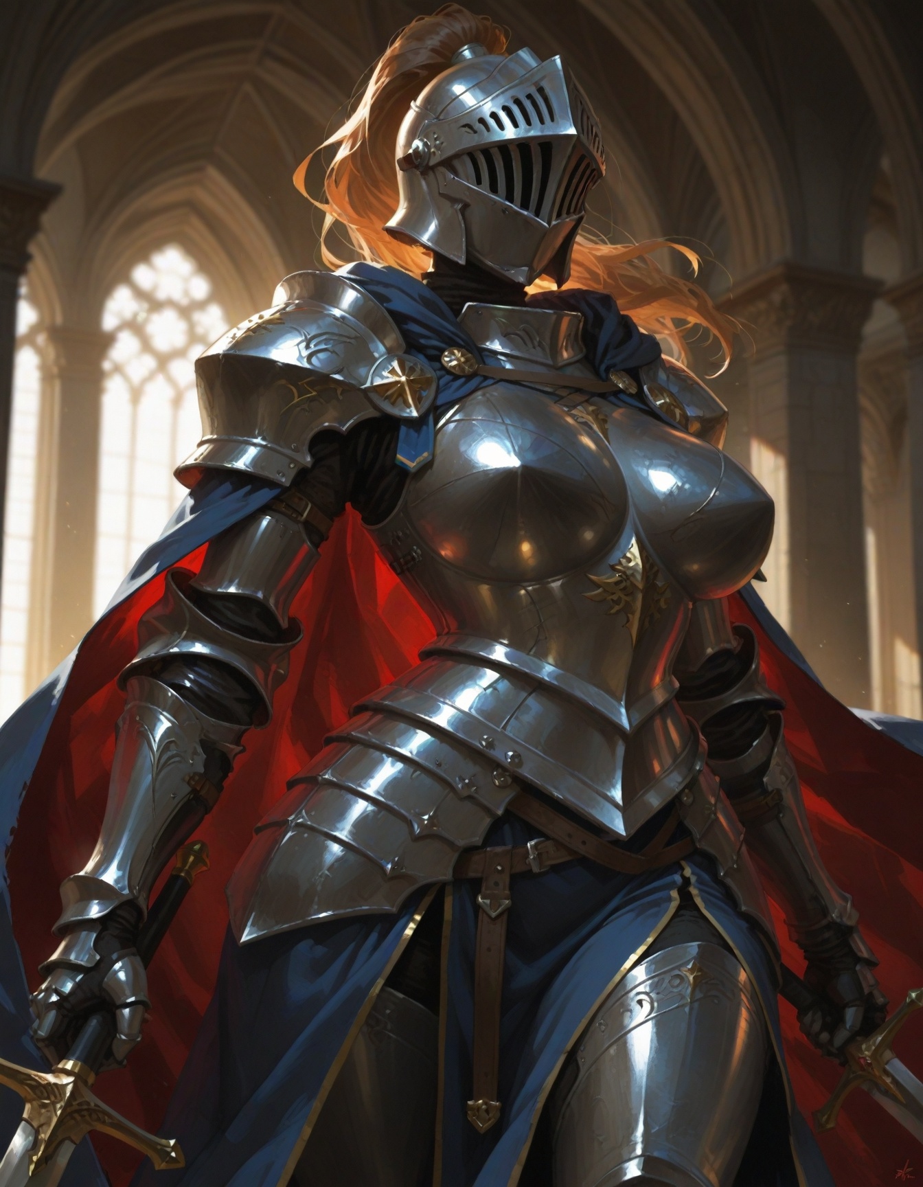 anime coloring,  1girl,  knight on Tensor.Art